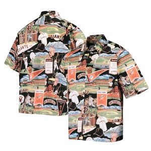 Vintage Reyn Spooner San Francisco Giants Willie Mays Button Down